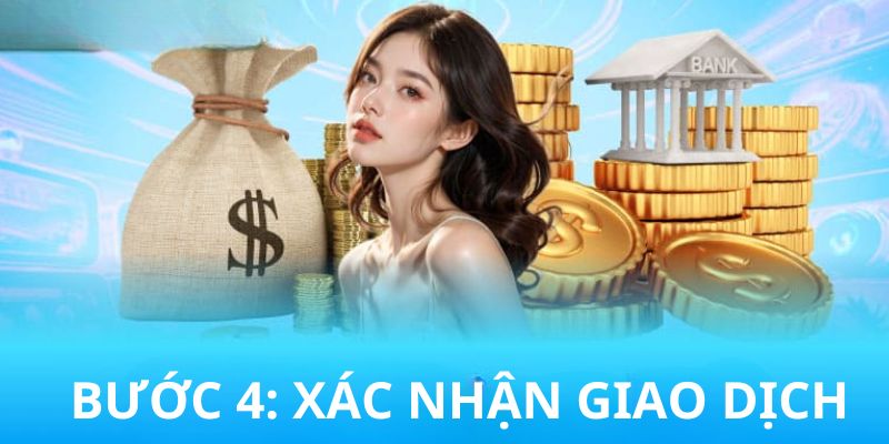 Người chơi xác nhận giao dịch sau khi đã điền đúng mã OTP